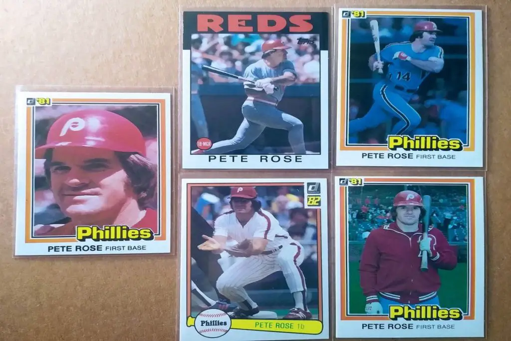 how much is a pete rose baseball card worth