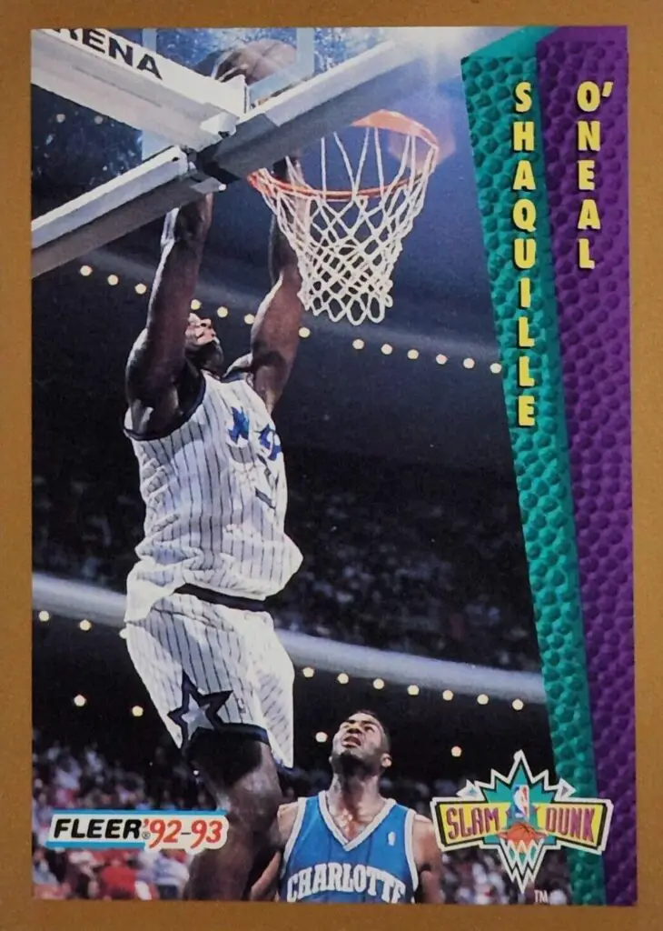 1992 Fleer Shaquille O’Neal Rookie Card RC #298