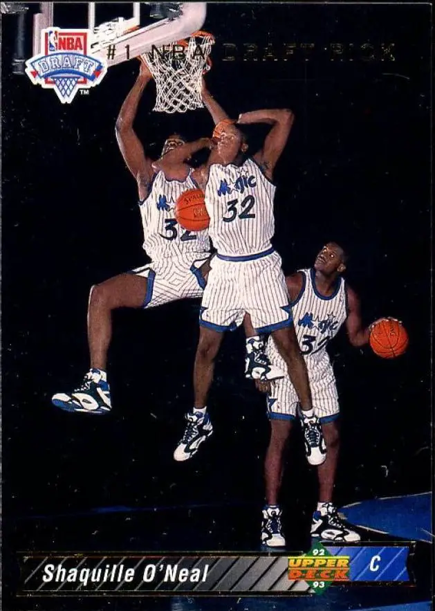 1992 Shaquille O’Neal Upper Deck Rookie Card #1