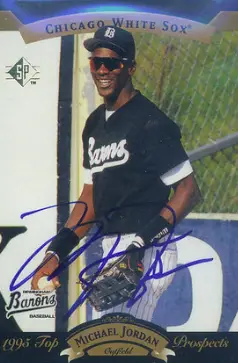 1995 SP Top Prospects Autographs #14 michael Jordan