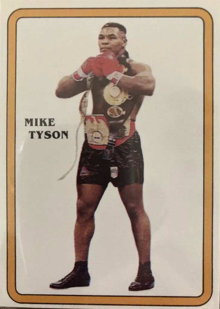 Mike Tyson Boxing Card