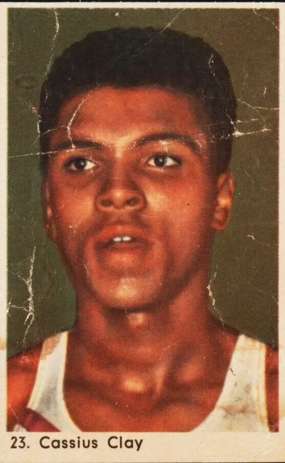 1960 Hemmets Journal Cassius Clay Rookie Card #23