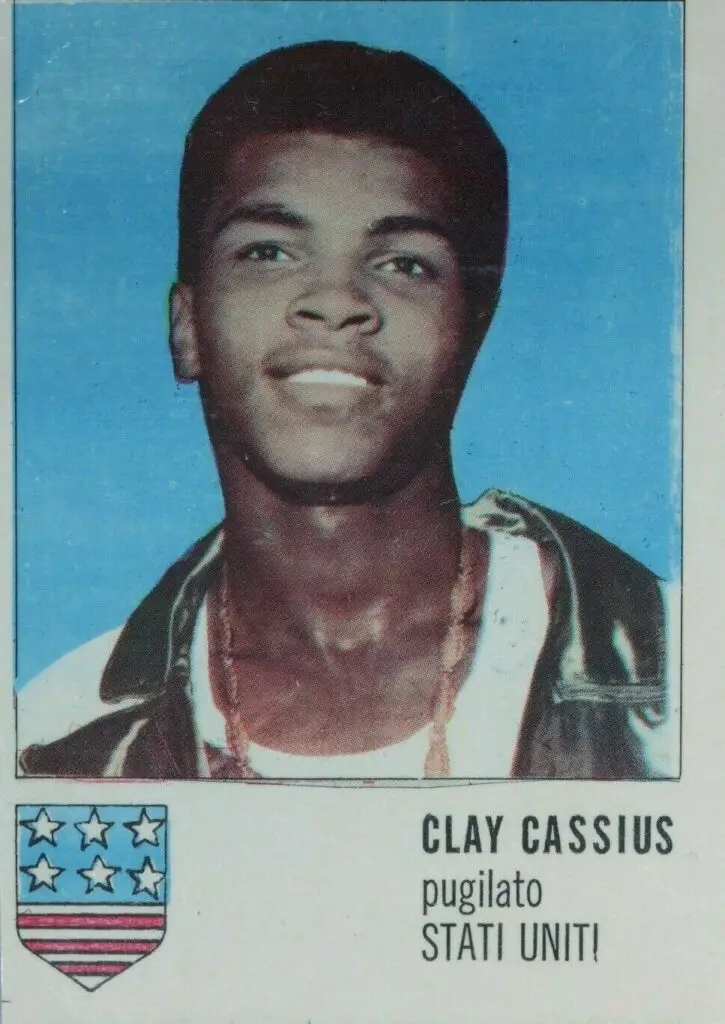 1965 Collezioni Lampo I Grandi Campioni Cassius Clay #154