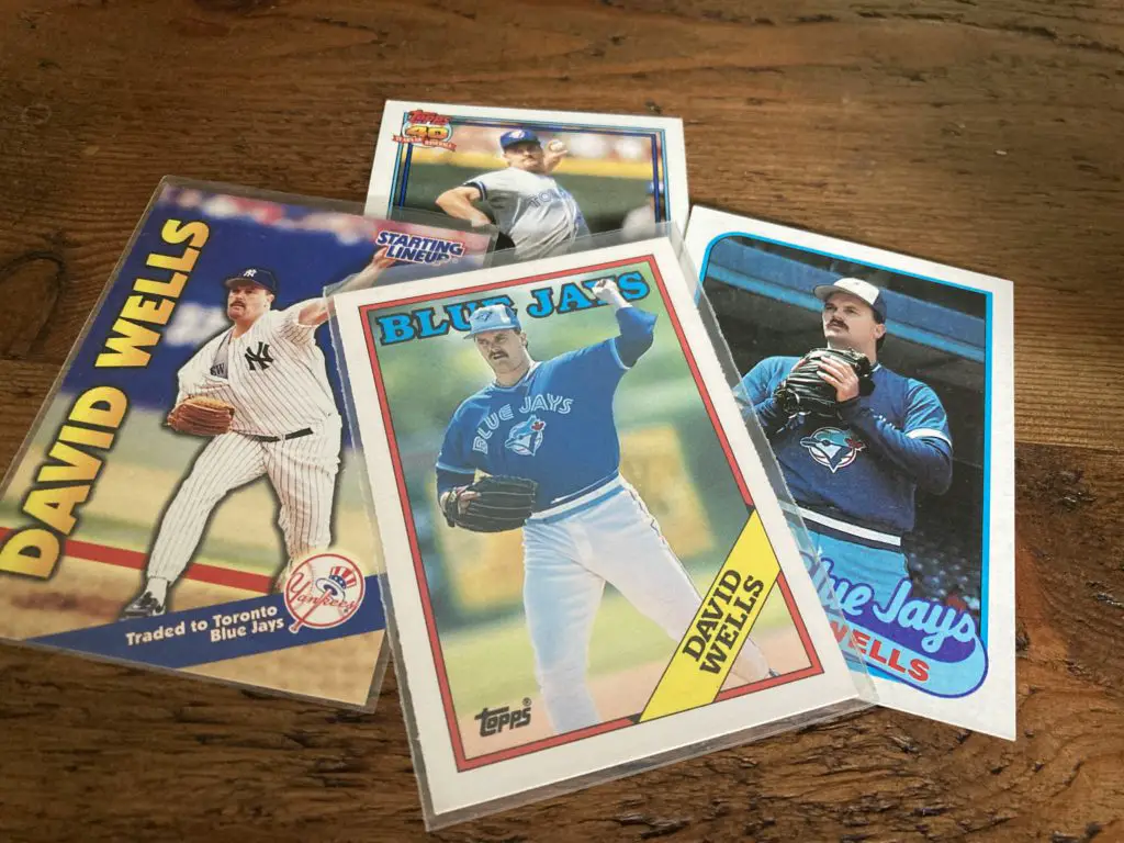David Wells Baseball card Collection