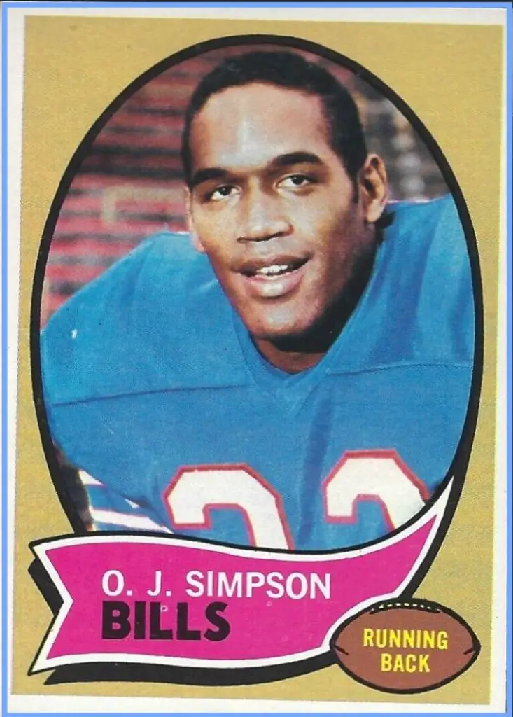 1970 Topps #90 O.J. Simpson