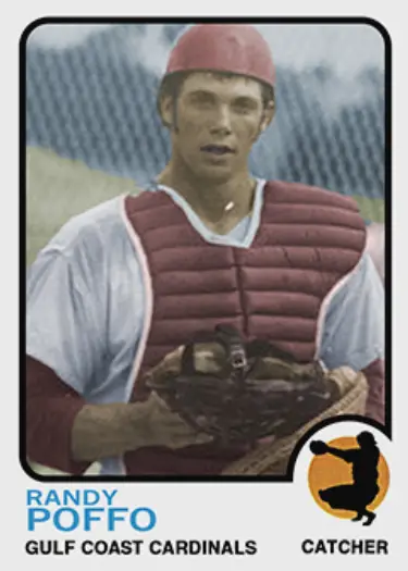 Randy Poffo Baseball Card