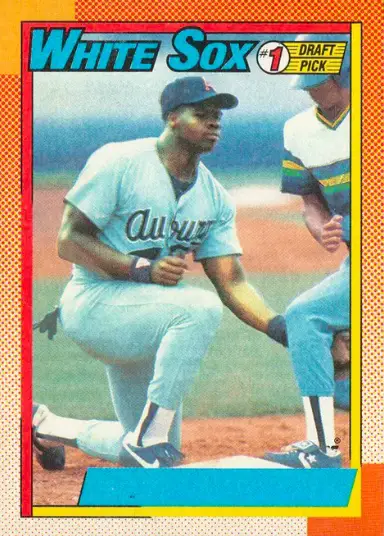most collectible 1990 topps baseball cards. Thomas no name card - rare