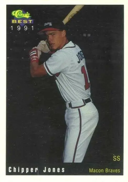 Chipper Jones1991 Classic Best Macon Braves, Card #19 (Minor League Card)