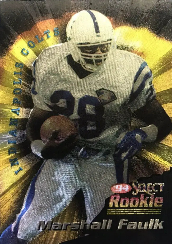 marshall faulk hottest cards1994 Pinnacle Select Rookie, #SR1