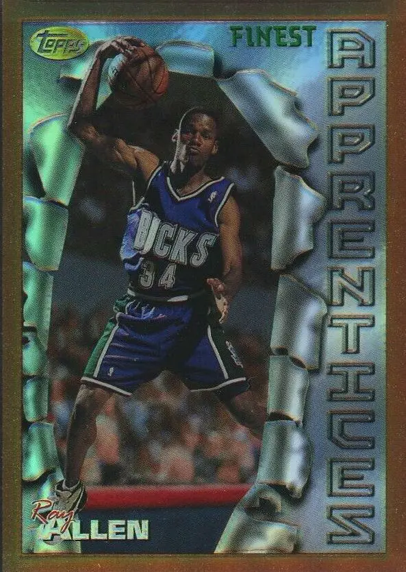 1996-1997 topps finest (refractor), gold card #22