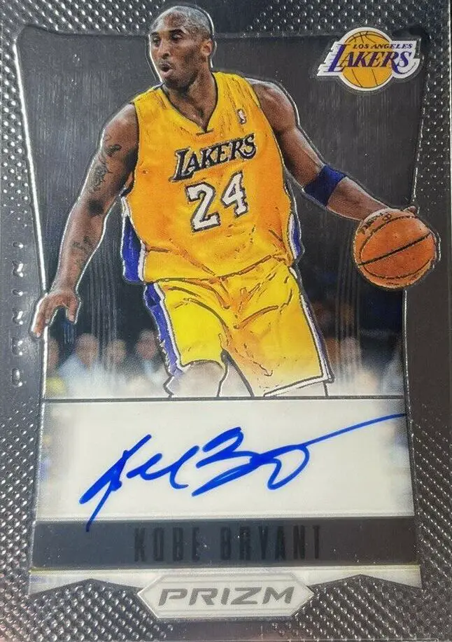 2012 Kobe Bryant Panini Prizm Autograph, basketball Card #1