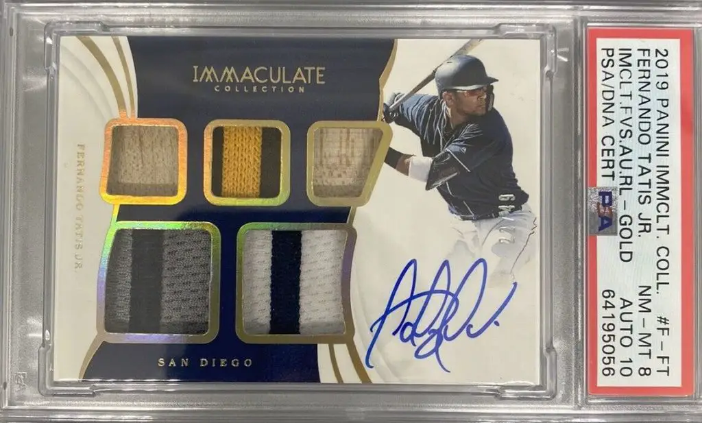 2019 panini immaculate collection rpa #f-ft