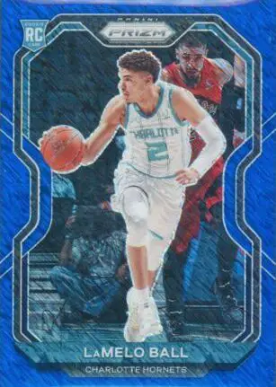 2020-2021 Panini Prizm Blue Shimmer Rookie Card