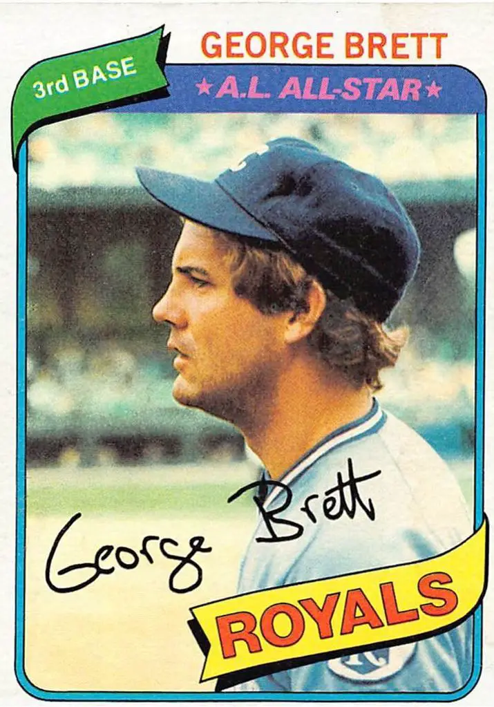 George Brett, 1980 Topps favourite baseball Cards #450