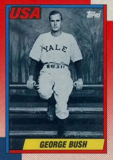 George Bush Baseball Card