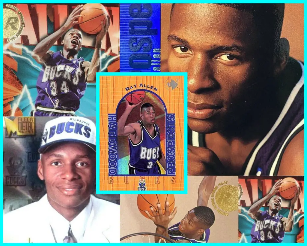 Ray Allen Rookie Card Collage