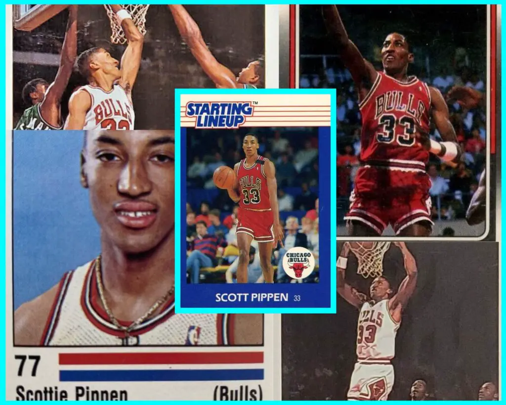 Scottie Pippen Rookie Card Collage