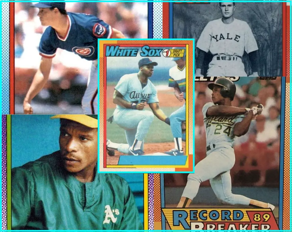 1990 topps baseball card collage