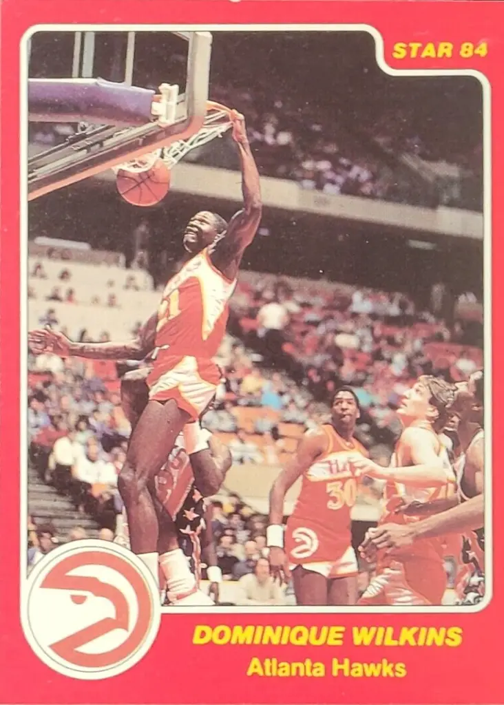 1983-1984 Star Rookie Card #263 Dominique Wilkins