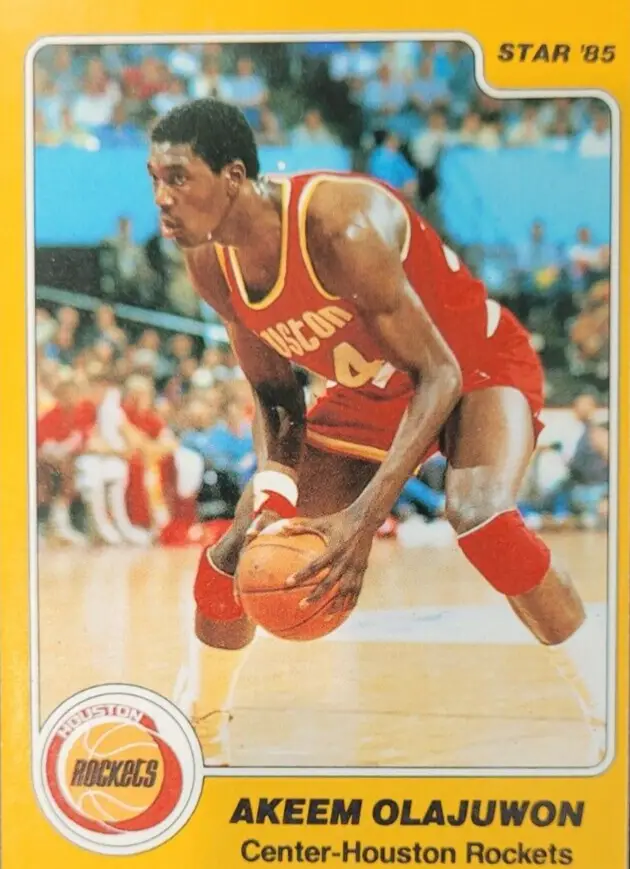 1984-1985 Star Rookie Card #237 Hakeem Olajuwon