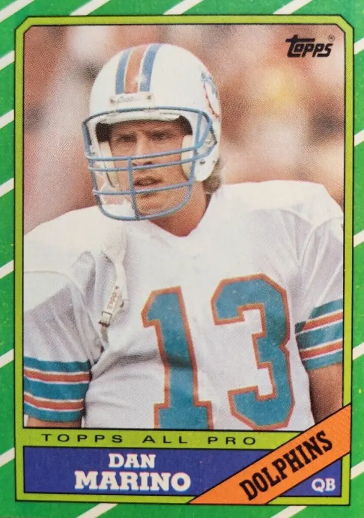 1986 Topps Dan Marino Card #45