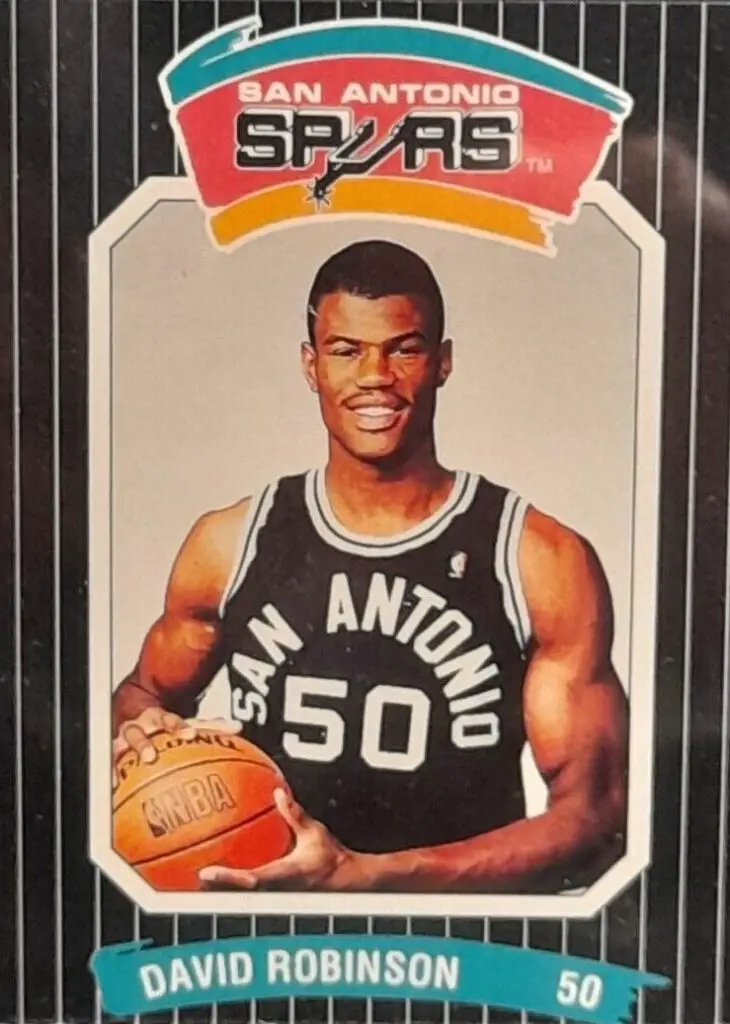 1988-1989 David Robinson Diamond Shamrock Basketball Rookie Card No tab