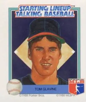 1988 Starting Lineup Talking Baseball Tom Glavine