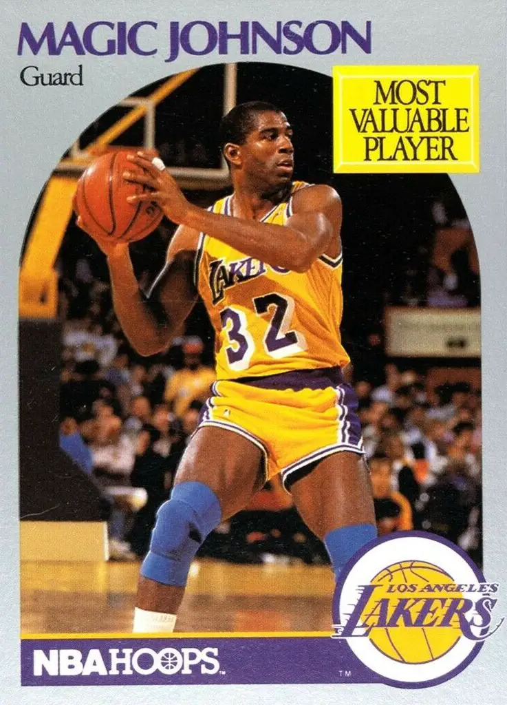 1990 NBA Hoops Magic Johnson Card #157
