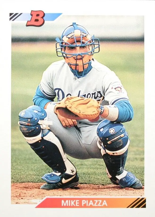 1992 Mike Piazza Topps Bowman Rookie Card #461