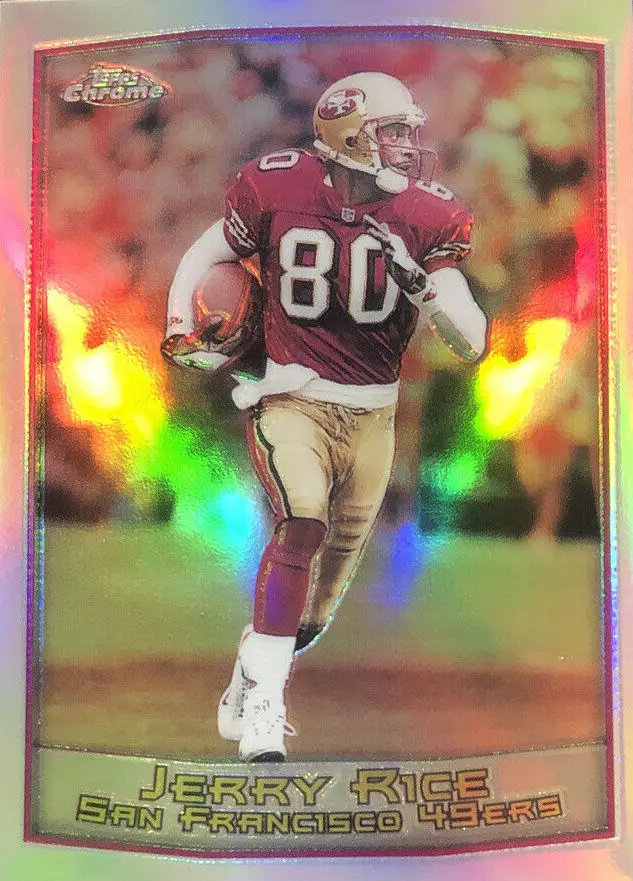 1999 Topps Jerry Rice Chrome Refractor #50