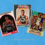 David Robinson Basketball Card Collage