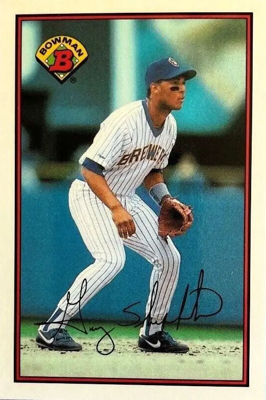 Gary Sheffield 1989 Topps Bowman Tiffany Rookie baseball Card #142