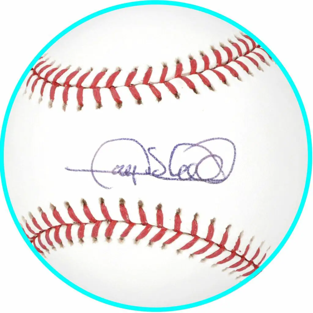 Gary Sheffield signed Baseball