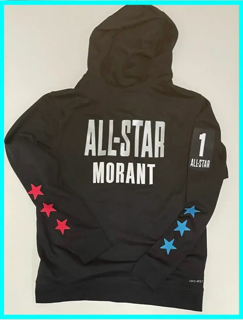 Ja Morant game-used 2022 All-Star Game warm-up suit