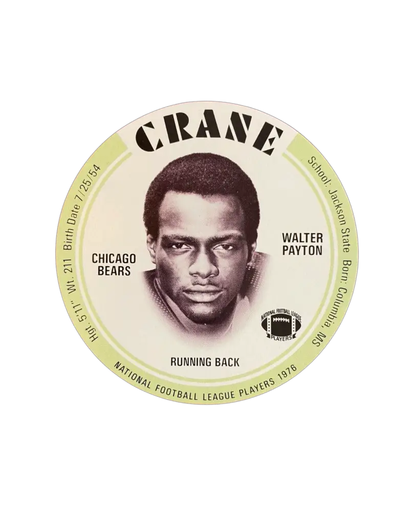 Walter Payton Crane Disc