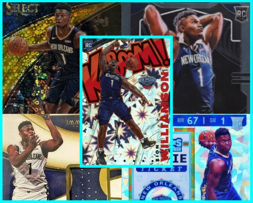 Zion Williamson Rookie Card Collage