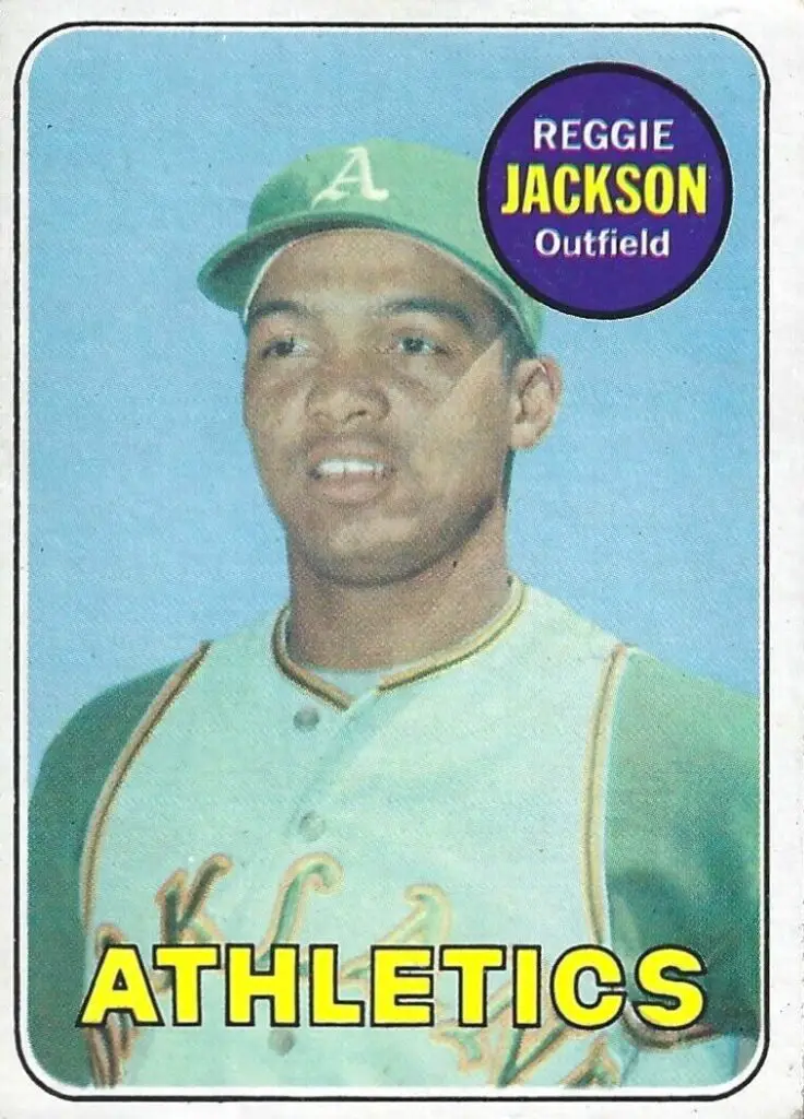 1969 Topps Reggie Jackson Rookie Card #260