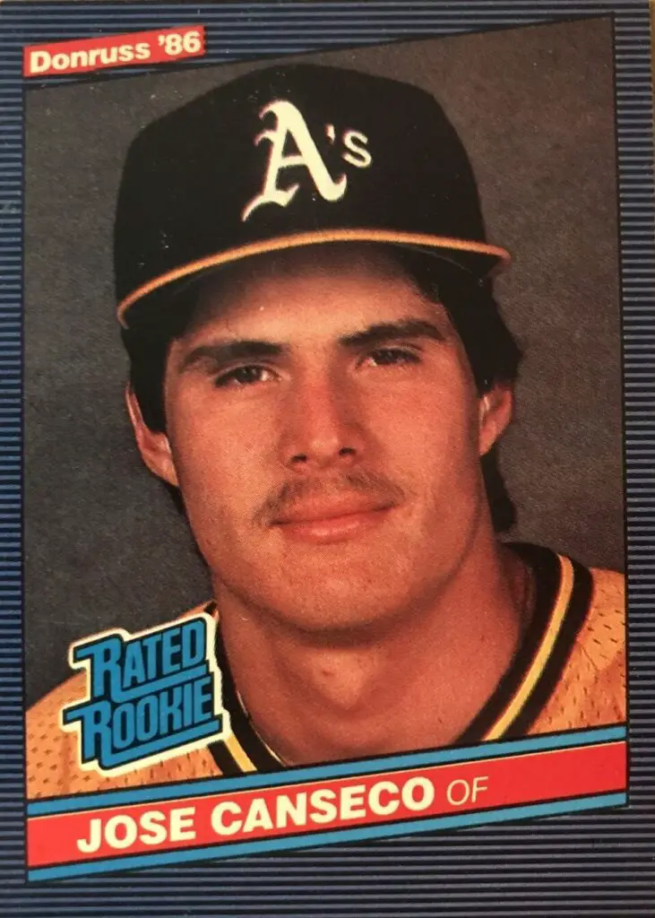 1986 Jose Canseco Donruss #39