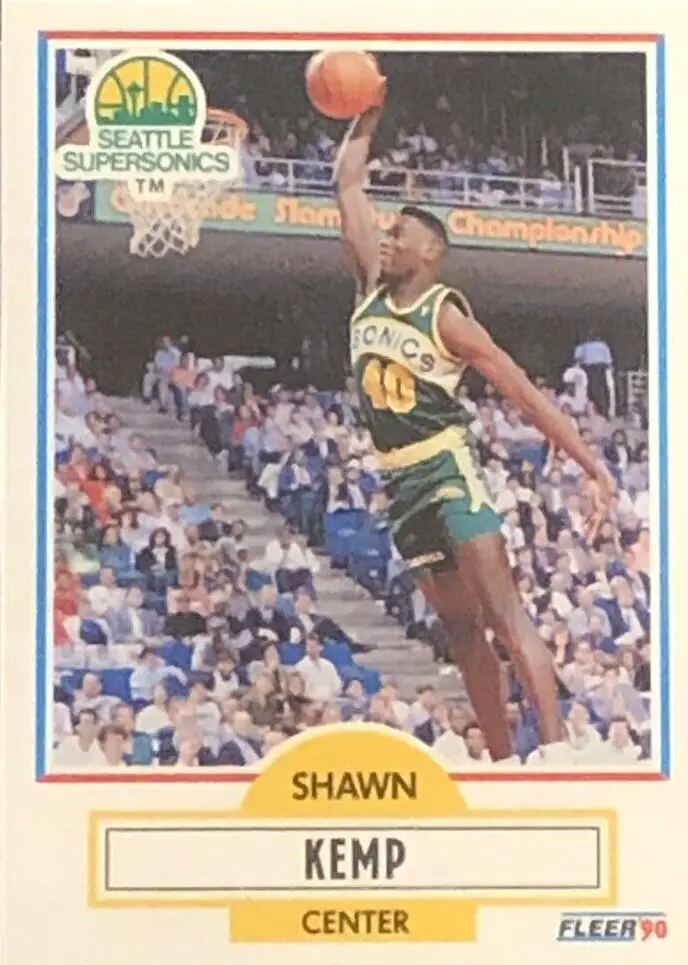 1990 Fleer Shawn Kemp RC #178