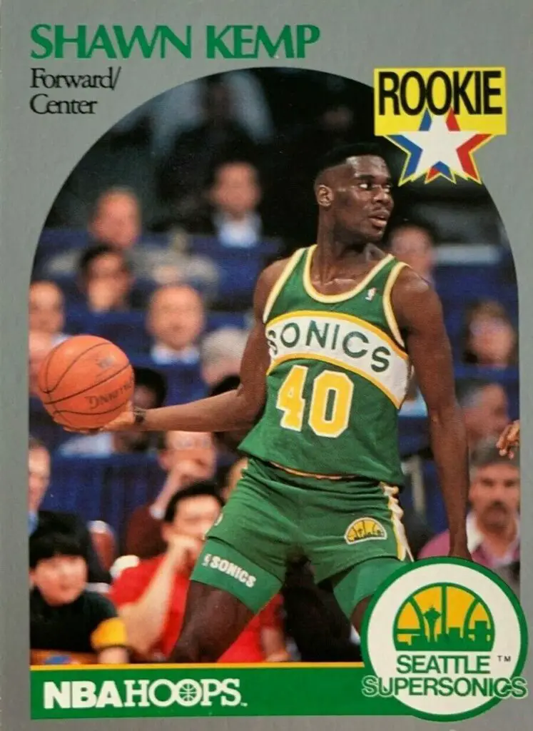 1990 NBA Hoops Shawn Kemp RC #279