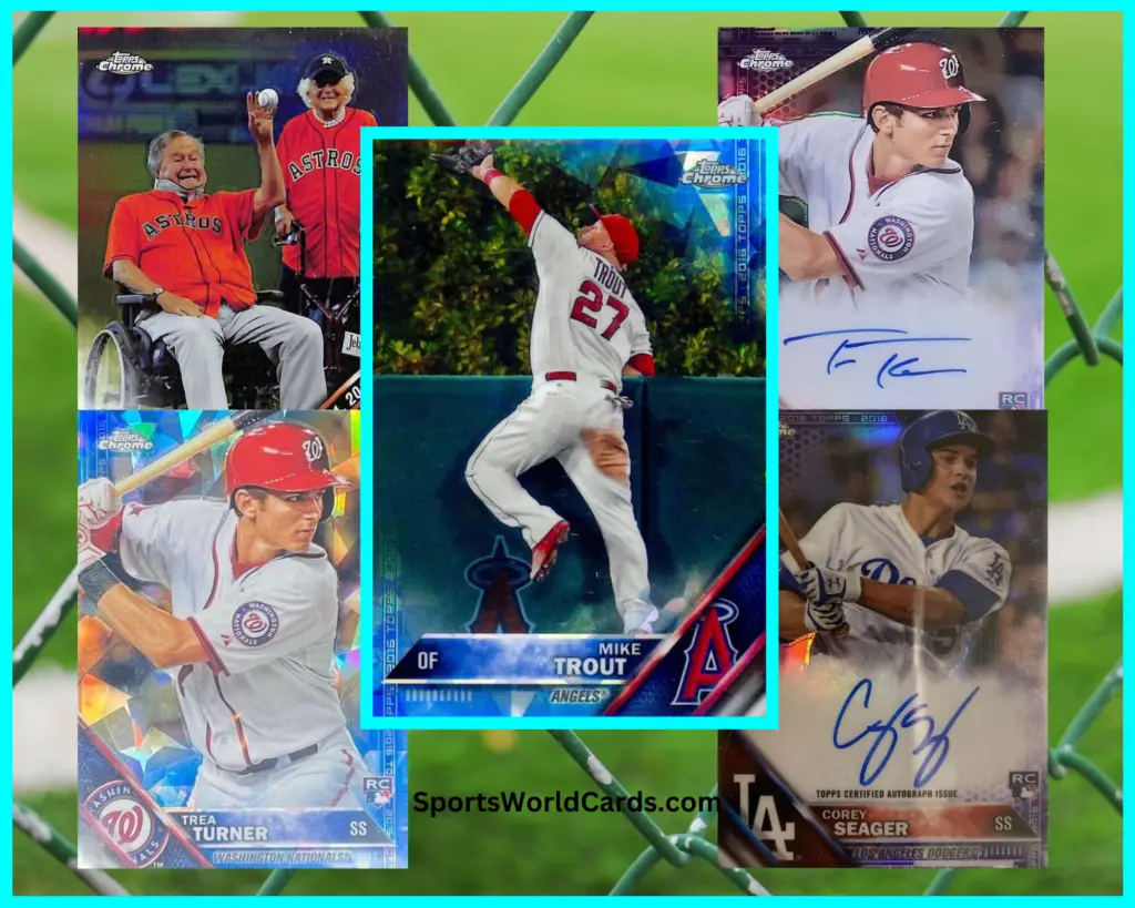 2016 Topps Baseball Cards Collage