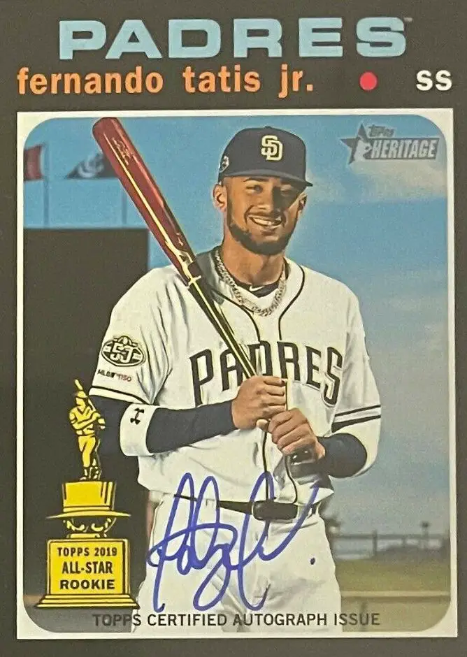 2020 Topps Heritage Fernando Tatis Jr. All-Star Rookie Real One Autograph #ROA-FT
