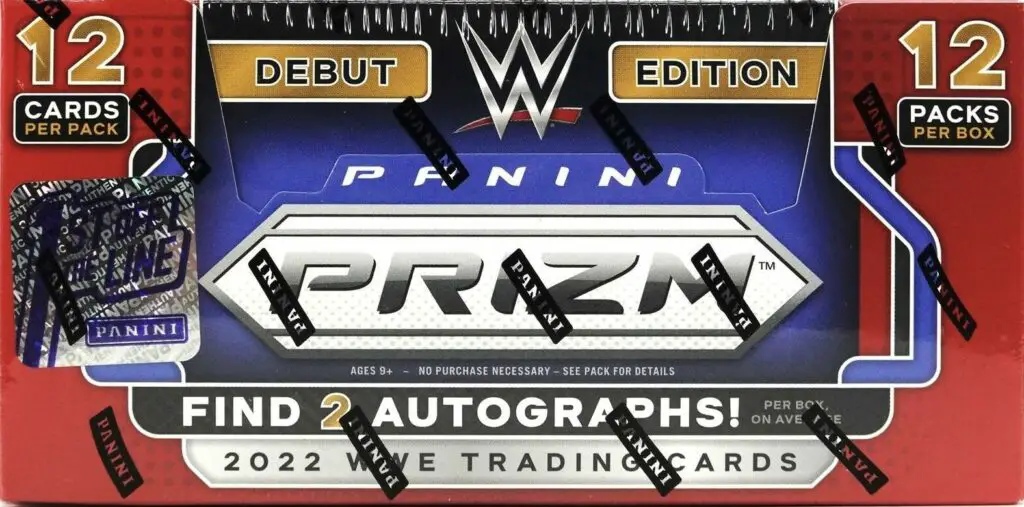 2022 Panini Prizm WWE auto card FOTL box