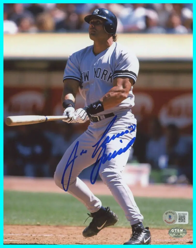 Jose Canseco signed photo