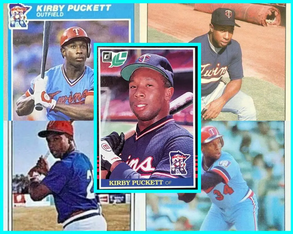 Kirby Puckett Card Collage