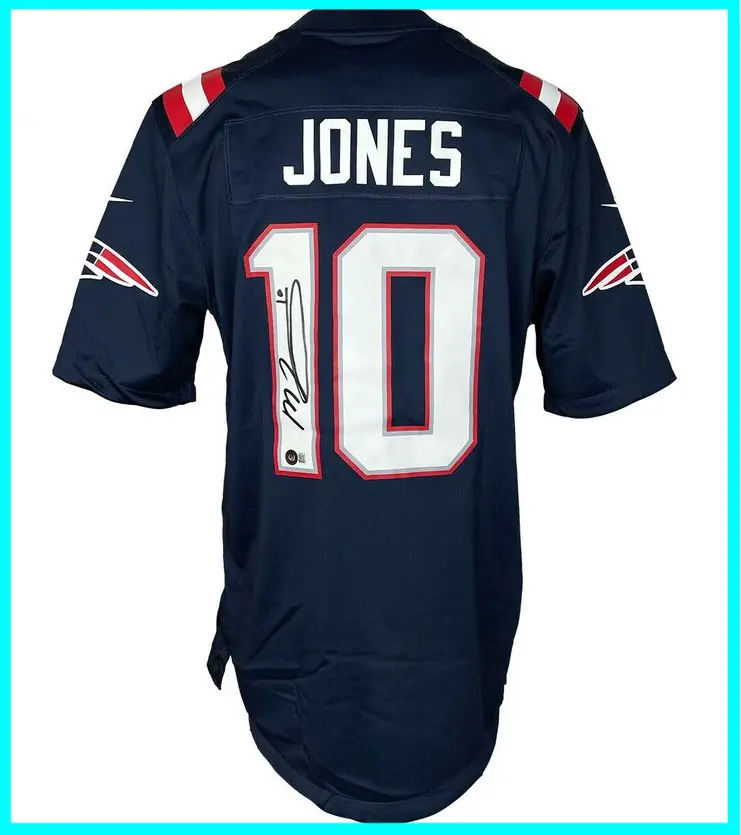 Mac Jones signed NE Patriots replica Nike Jersey