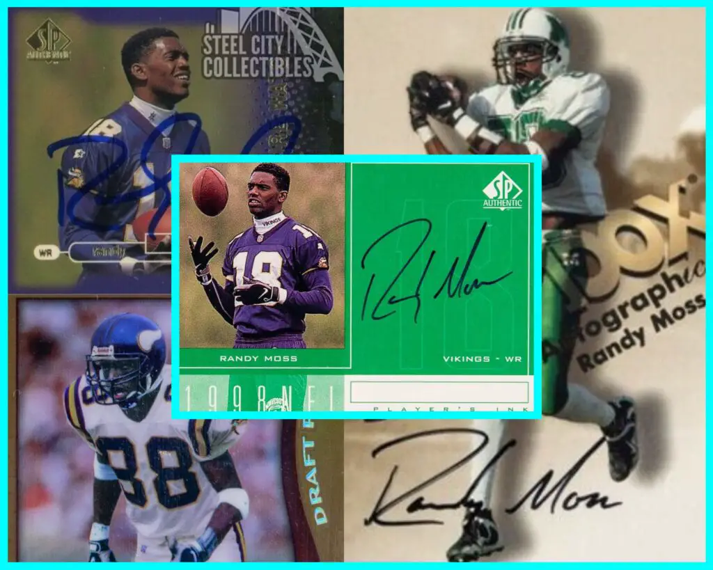 Randy Moss Rookie Card Collage