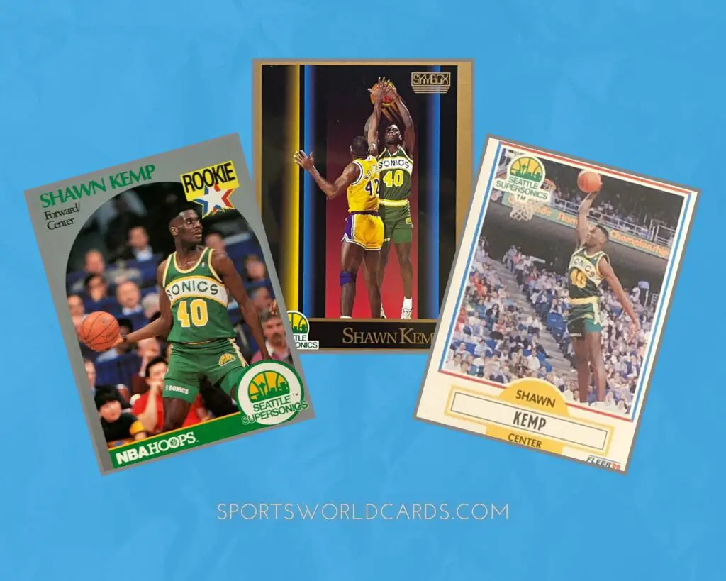 Shawn Kemp Rookie Cards Collage