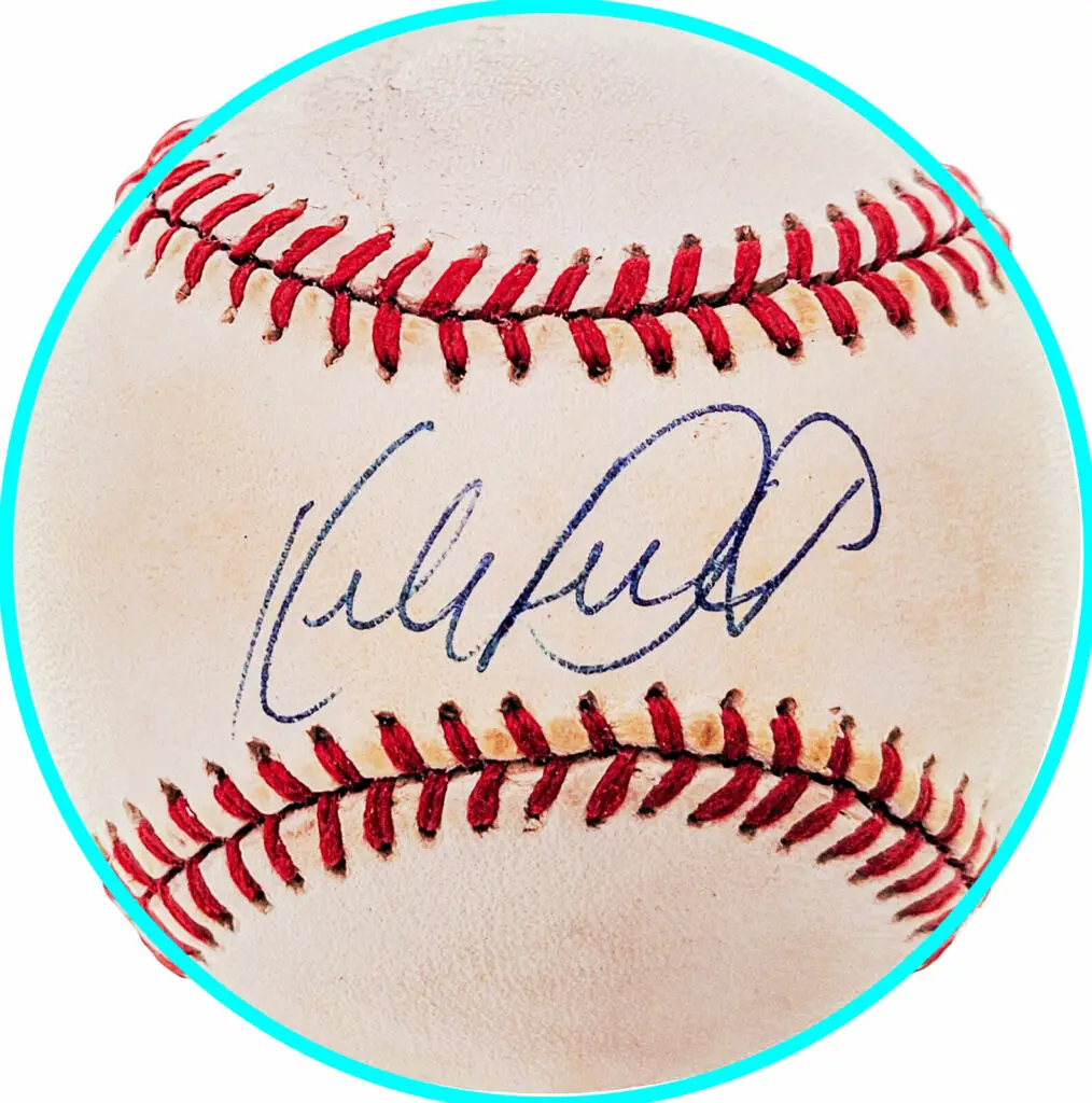 signed baseball Kirby Puckett memorabilia