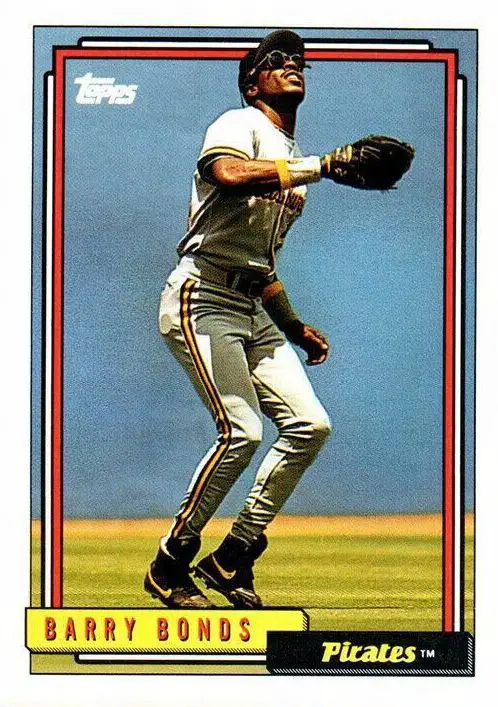 Barry Bonds 1992 Topps Baseball Cards #380